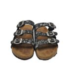 Saboti dama Dr Jurgens, 40, imitatie de piele, negru - imagine 3