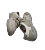 Adidasi dama Waldlaufer, 40, piele intoarsa, piele, gri - imagine 4