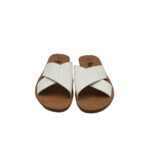 Saboti dama Shein, 38, imitatie de piele, alb - imagine 3