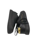 Adidasi dama Fashion, 41, imitatie de piele, negru - imagine 4