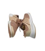 Adidasi dama 38, imitatie de piele, material textil, roz - imagine 4