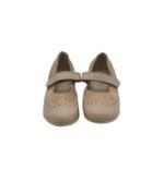 Pantofi copii Ennelemoc, 29, piele, bej - imagine 3