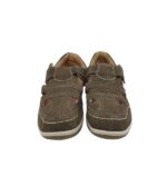 Sandale barbati Sandale, 44, piele intoarsa, maro - imagine 3