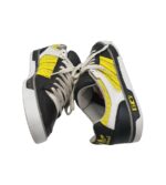 Adidasi barbati Adidas, 43, piele, negru alb - imagine 4