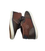 Tenisi barbati Doodogs, 42, imitatie de piele, maro - imagine 4