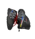 Adidasi barbati  40, imitatie de piele, material textil, negru - imagine 4