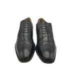 Pantofi barbati Gravati, 42, piele, negru - imagine 3