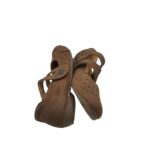 Balerini dama Lisane, 39, imitatie de piele, maro - imagine 4