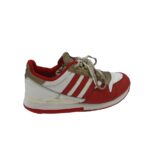 Adidasi barbati Adidas  45, piele, alb rosu