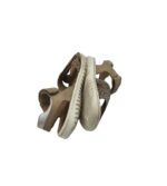 Sandale copii Superfit, 34, piele intoarsa, bej - imagine 4