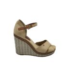 Sandale dama Tommy Hilfiger, 40, material textil, crem