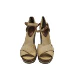 Sandale dama Tommy Hilfiger, 40, material textil, crem - imagine 3