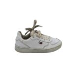 Adidasi dama Tommy Hilfiger, 38, imitatie de piele, alb