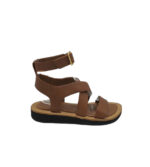 Sandale dama Office, 38, imitatie de piele, piele, maro