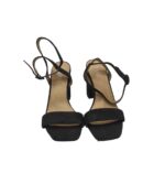 Sandale dama Raid, 39, material textil, negru - imagine 3