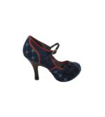 Pantofi dama Ruby Shoo, 38, material textil, albastru