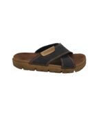 Saboți barbati  44, imitatie de piele, negru