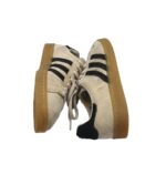 Adidasi barbati Adidas, 42, piele intoarsa, gri - imagine 4