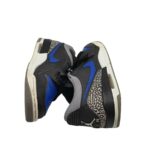 Adidasi barbati Jordan, 45, piele, negru albastru - imagine 4