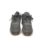 Adidasi dama Skechers, 38, material textil, gri - imagine 3