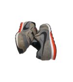 Adidasi copii Nike, 32, piele intoarsa, material textil, gri - imagine 4