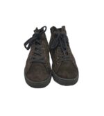 Tenisi barbati Semler, 40, piele intoarsa, negru - imagine 3