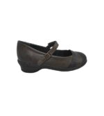 Pantofi dama Ladysko, 41, piele, negru maro