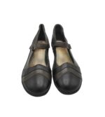 Pantofi dama Ladysko, 41, piele, negru maro - imagine 3