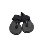 Sandale dama Sonu 39, material textil, negru - imagine 3