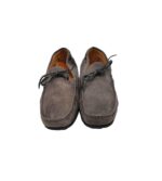 Mocasini dama Gi, 40, piele intoarsa, gri - imagine 3