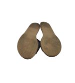 Saboti dama Lazzarini, 39, piele intoarsa, material textil, negru alb - imagine 5