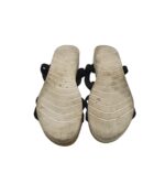 Sandale dama Super Me, 38, material textil, negru - imagine 5