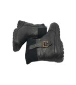 Ghete dama Rieker, 38, imitatie de piele, negru, Imblanite - imagine 4