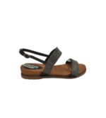 Sandale dama Sandale, 40, imitatie de piele, negru