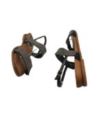 Sandale dama Sandale, 40, imitatie de piele, negru - imagine 3