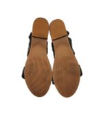 Sandale dama Sandale, 40, imitatie de piele, negru - imagine 2