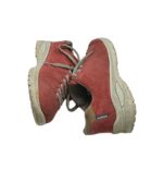 Adidasi dama Klepper, 37, piele intoarsa, rosu - imagine 4