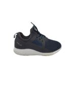 Adidasi barbati Polo, 41, imitatie de piele, material textil, negru albastru