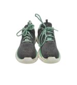 Adidasi dama Skechers, 39, material textil, gri - imagine 3