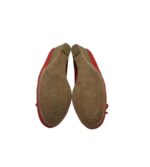 Pantofi dama Pesaro, 37, material textil, rosu - imagine 5