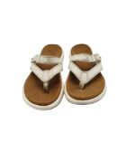 Saboti dama Coface, 37, material textil, alb - imagine 3