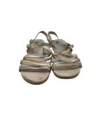 Sandale dama Marco Tozzi, 41, imitatie de piele, gri auriu - imagine 3