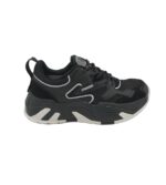 Adidasi barbati Starter , imitatie de piele, material textil, negru