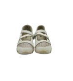 Balerini dama Spicy, 35, imitatie de piele, material textil, alb - imagine 3