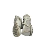 Balerini dama Spicy, 35, imitatie de piele, material textil, alb - imagine 4
