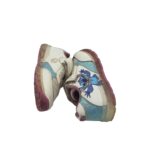 Adidasi copii F&F, 24, imitatie de piele, alb albastru - imagine 4