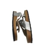 Saboti dama Esmara, 38, imitatie de piele, gri - imagine 4