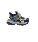 Sandale copii Vitike, 33, imitatie de piele, material textil, alb gri