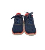 Adidasi dama Skechers, 37, material textil, bleumarin - imagine 3