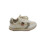 Adidasi dama Gant, 37, piele intoarsa, material textil, piele, alb gri